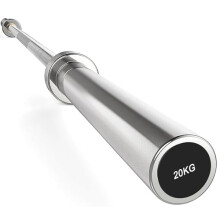6.6FT/7.2FT Olympic Weightlifting Barbell – 50mm Diameter, 15KG/20KG Heavy-Duty Powerlifting Bar for Deadlifts, Black Squats & Strength Training,