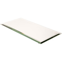 Plymor 6" x 12" Rectangle, 5mm Thick Beveled Glass Mirror, Pack of 2