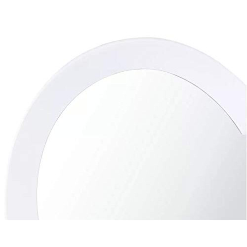 A2Z Home Heart Shaped Wall Mirror - White Size H46.5, W51.5 2