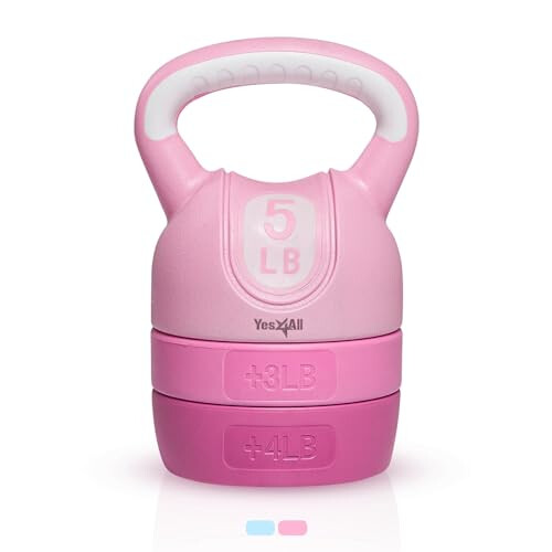 Cement Adjustable Kettlebell Pink, 5.4 kg