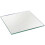 Plymor 4" Square, 3mm Thick Non-Beveled Glass Mirror 1