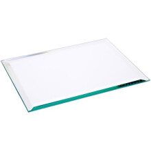 Plymor 6" x 8" Rectangle, 5mm Thick Beveled Glass Mirror