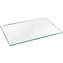 Plymor Rectangle 3mm Non-Beveled Glass Mirror, 4 inch x 6 inch