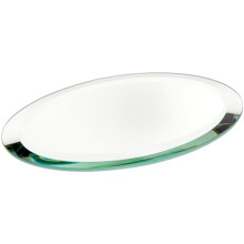 Plymor Oval 5mm Beveled Glass Mirror, 4 inch x 6 inch