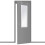 Atmosphera – Door Mirror Frame 36 x 110 cm White 1