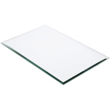 Plymor 8" x 12" Rectangle, 5mm Thick Beveled Glass Mirror, Pack of 6