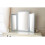 Sparkle Collection Glitter Frame 3 Piece Freestanding Bedroom Dressing Table Make-up Mirror 2