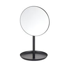 axentia Vanity Mirror with Shelf Black
