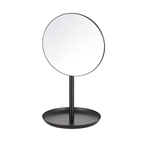 axentia Vanity Mirror with Shelf Black