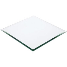 Plymor 10" Square, 5mm Thick Beveled Glass Mirror