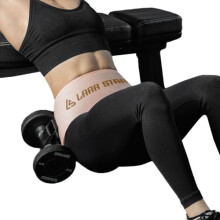 LARA STAR Hip Thrust Belt, Booty Belt for Hip Thrust, Hip Belt Pad for Glute Bridge Butt Workout with Dumbbells, Kettlebells for Lunges Reverse Squat