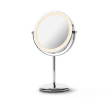 medisana CM 844 LED Makeup Mirror, Tri-Colour Dimmable 7X Magnification Vanity Mirror with Touch Sensor, Battery Operated, Rechargeable USB-C, Memory