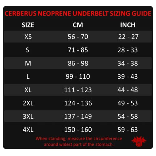 CERBERUS Strength 7mm Neoprene Underbelt (3XL) 2