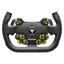 Thrustmaster EVO Racing 31U Leather - Detachable "U"-Shaped Synthetic Leather-Wrapped Wheel Rim with Hub (Buttons + LEDs) for Simracing - PS5, PS4,
