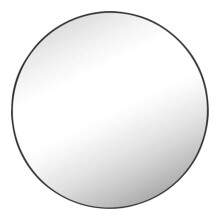 nielsen HOME Black Round Wall Mirror - 80cm Large Aluminium Frame Mirror - for Living Room, Bedroom, Hallway, Office - Modern Minimalist Wall Decor