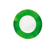 Premier Housewares Round Wall Mirror - Green