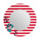 Premier Premier Housewares Pirate Mirror, Red 1
