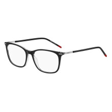 Óculos de Grau Hugo HG 1278 52/16/140 Preto cristal Armações de acetato MULHER HG 1278