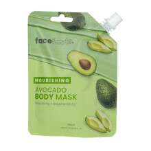 Face Facts Body Mud Mask | Nourishing Avocado | Nourishing + Regenerating | Resealable Pouch | 200ml