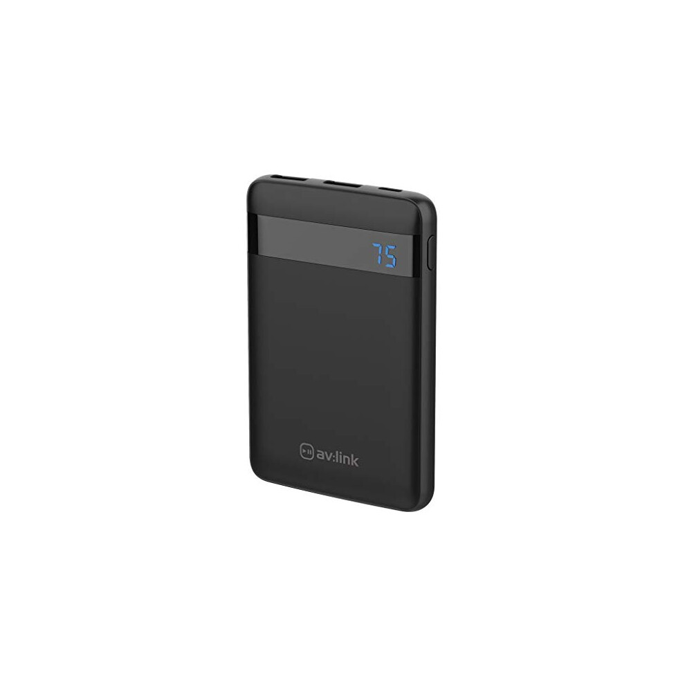Av:link | Portable Power Bank With Led Display | 5000Mah/18.5W 5015972214978