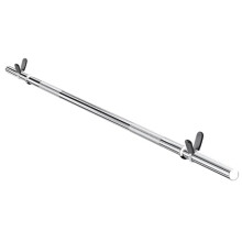 Ultrasport Chrome-Plated Spinlock Bar – Curl Bar for Weightlifting and Weight Training – Diameter 30 mm – 2 Spinlock Collars Included, Metallic