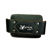 Viper Dipping Belt Weight Lifting Leather Heavy Duty Dip Belts Chain Strength & Training Weight Pull up Weighted Belt Strap Black
