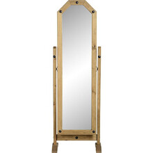 Corona Cheval Mirror in Distressed Waxed Pine