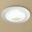 Warm White LED Showerlight, White 1