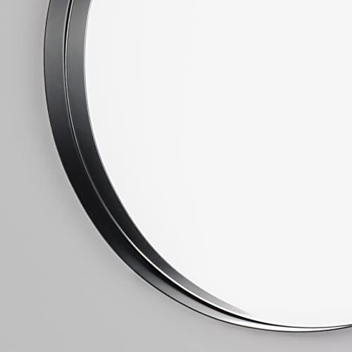Yard Thin Round Deep Edge Wall Mirror 1