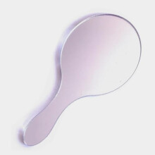 Hand Held Oval Shaped Mirrors - 25cm x 12cm (5mm thick)