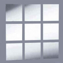 Super Cool Creations Square Tiles & Mosaic Mirror - Pack of 20-10cm x 10cm
