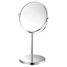 Taylor & Brown Double Sided Freestanding Chrome Magnifying Table Top Round Swivel Shaving Mirror Make Up Cosmetic Vanity Mirror