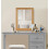 Hallowood Furniture Aston Rectangular Wall Mirror, Premium Glass 1