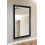 Large Black Antique Style Rectangle Wall Mounted Mirror 5Ft6 X 3Ft6 167x106cm 1
