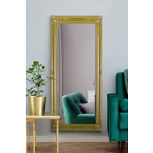MirrorOutlet Large Full Length Classic Ornate Styled Gold Mirror 5Ft7 X 2Ft7 (170cm X 79cm)