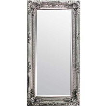 Louis Xtra-Large Full Length Shabby Chic Vintage Leaner Mirror In Silver or White 35in x 71in, 175x90