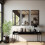 LuxenHome 3-Piece Black Metal Rectangular Wall Mirror Set 5