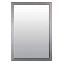 Large Silver Framed Modern Contempory Wall Mirror 2ft8 x 1ft10, 61x51