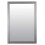 Large Silver Framed Modern Contempory Wall Mirror 2ft8 x 1ft10, 61x51 1