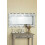 Modern Unique 3D Sunburst All Glass Venetian Rectangular Wall Mirror, 61x51, Silver 5