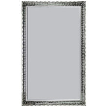 MirrorOutlet Large Silver Antique Style Wood Wall Mounted/Rectangle Mirror 6Ft7 X 4Ft7 201x140cm, LL041