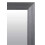 Large Silver Framed Modern Contempory Wall Mirror 2ft8 x 1ft10, 61x51 4