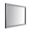 Large Silver Framed Modern Contempory Wall Mirror 2ft8 x 1ft10, 61x51 5