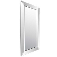Modern Venetian Bevelled Wall Mirror — Large Size, Rectangular Decorative for Lounge, Dining Room, Bathroom, Bedroom, and More — 174cm X 84cm,