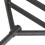 Mirafit Black Standard 1" Shrug Bar with Quick Release Collars 4