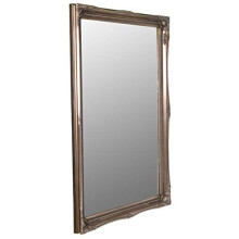 MirrorOutlet Large Silver Ornate Classic Shabby Chic Wall Mirror - Rectangular for Lounge, Dining Room, Bedroom, Bathroom and more - 86cm X 60cm. UK's