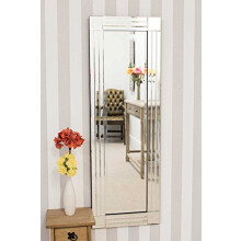 MirrorOutlet Large Striking All Glass Venetian Wall Mirror-Rectangular for Lounge, Dining Room, Bedroom, Bathroom and more-120cm X 40cm. UK's Largest