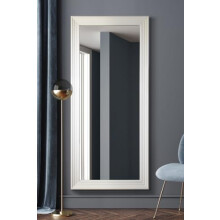 MirrorOutlet New Champagne Gold + Black Detailed Aztec Design Wall Mirror 102 x 71 CM 3ft4 x 2ft4, White