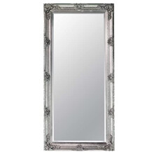 MirrorOutlet,GL008-M Milton Manor Large silver Antique Design wall mirror 5ft5 X 2ft7 (168cm x 78cm)