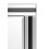 Mirror Eva Rectangle Black Glass Framed Bevelled Wall (36x24),Frameless,YC021-2 5